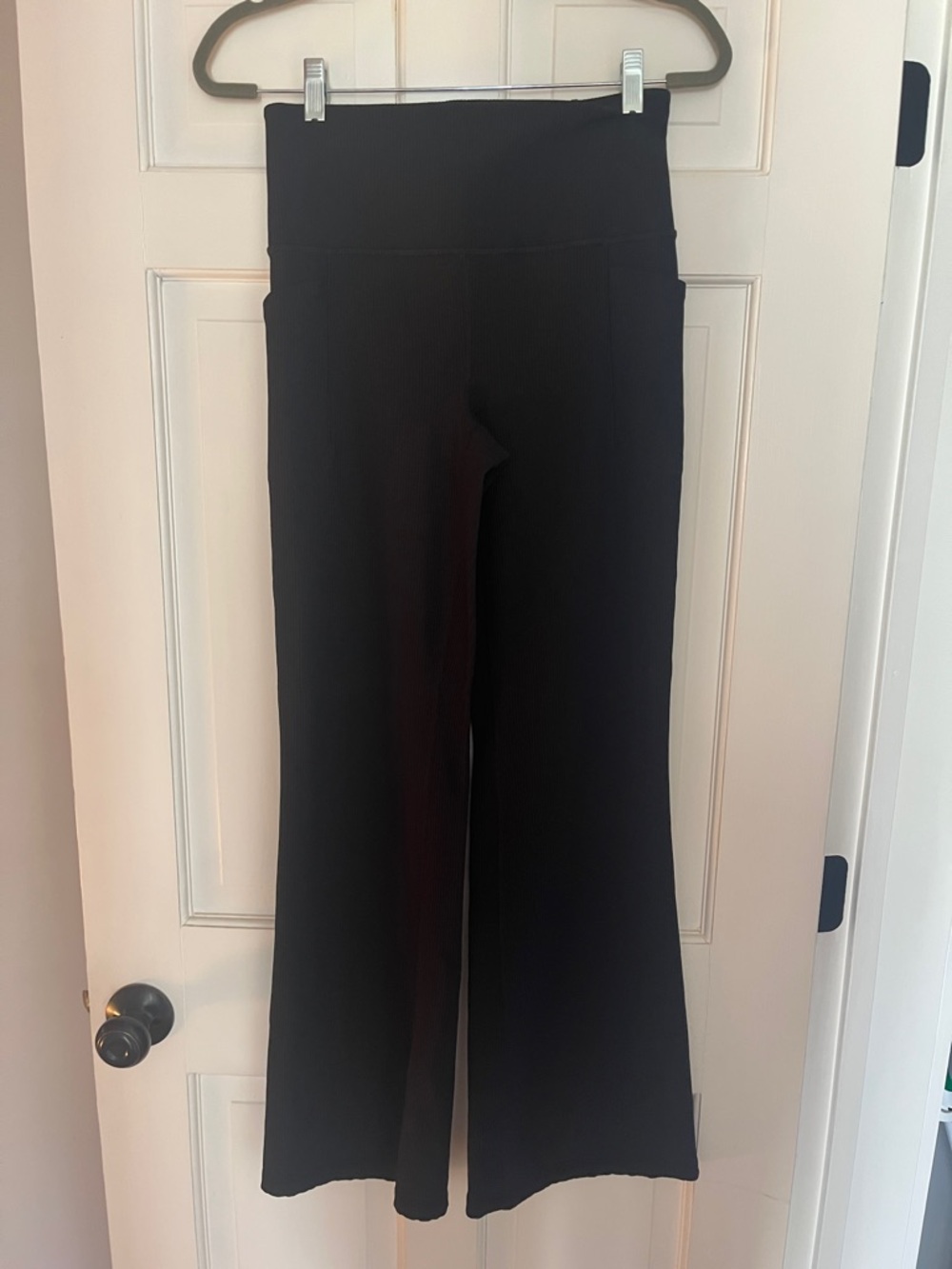 Athleta Black High-Rise Wide-Leg Pants